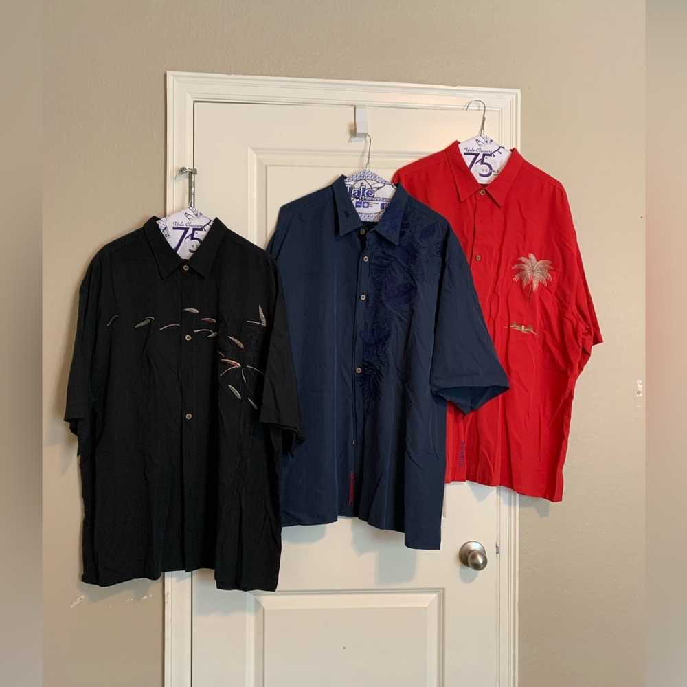 Bamboo Cay Men’s XXL Short Sleeve Button Down Lot